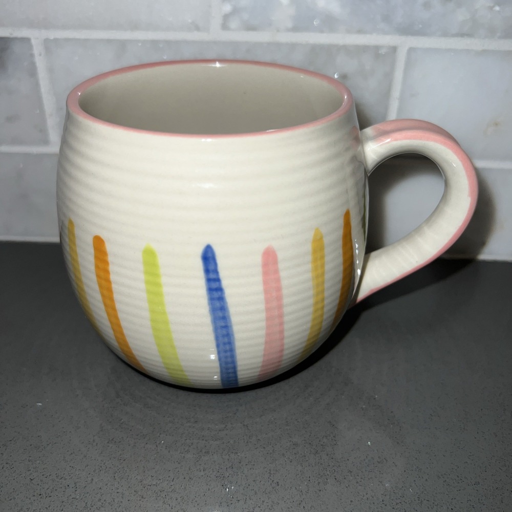 1 Abbott Collection 27-Ballon-multicolor Stripe Ball Mug